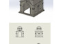 create stl file, 3mf, step from 2d drawing for 3d printing